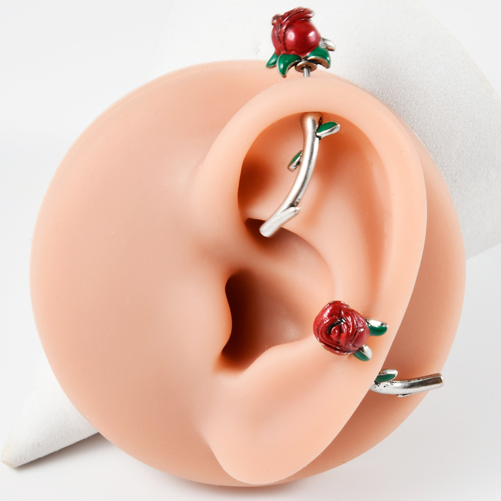 1 Stuk Chirurgisch Staal Rode  - Body Jewelry Surgical Steel recensie en prijs
